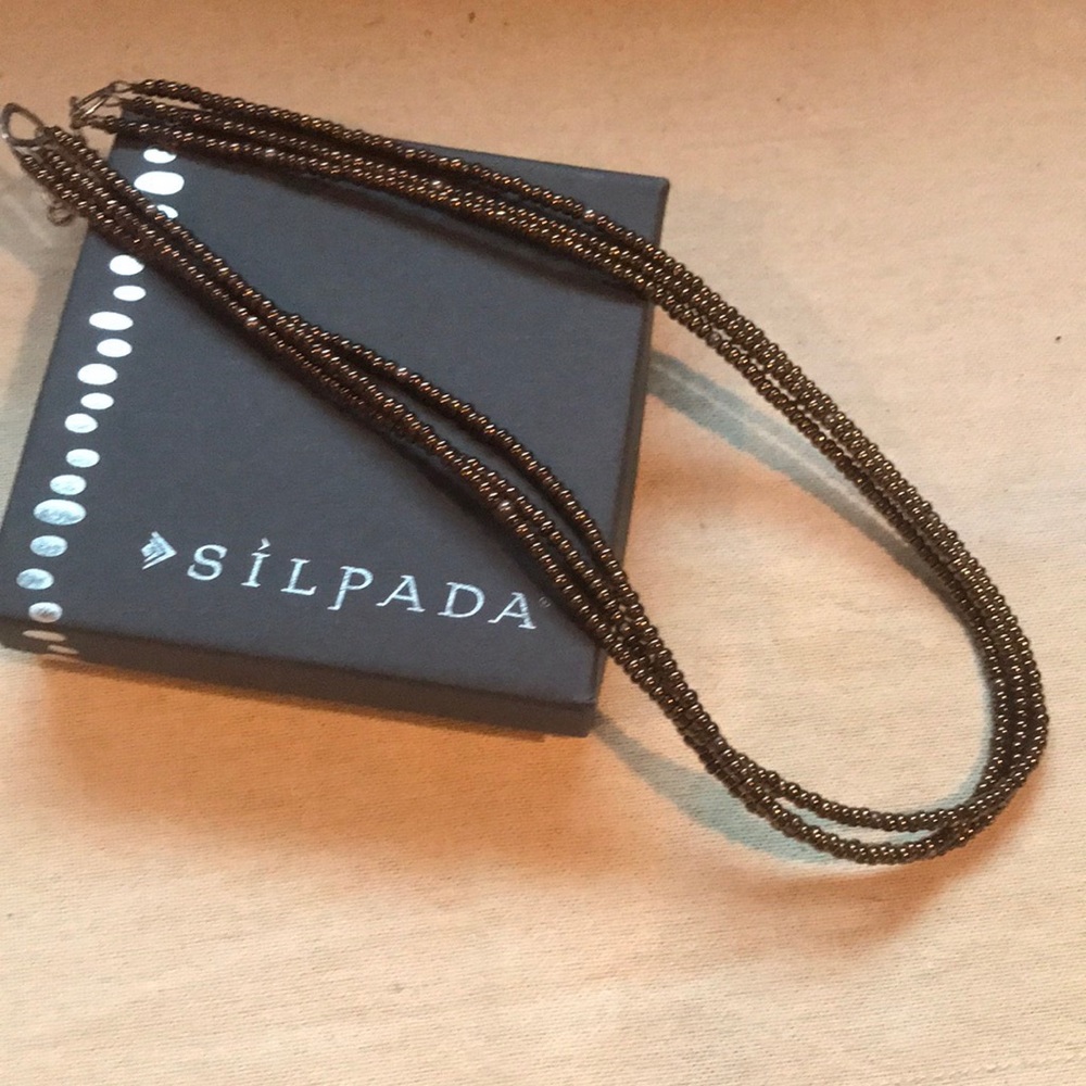 Silpada Bronze Necklace-EUC-In Box